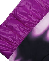 カラーコントラストダウンベスト/Colour Contrast Down Vest _ Purple