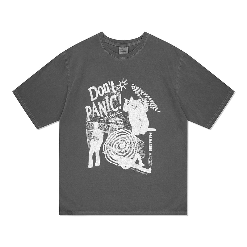 ドントパニックピグメントTシャツ / DON’T PANIC PIGMENT TEE