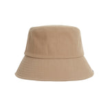 Herringbone label bucket hat