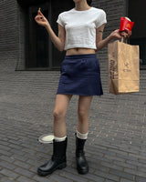 ローリングカットアウトスカートパンツ / rolling cutout skirt pants