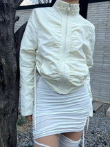 シャーリングウィンドジャケット / Shirring wind jacket