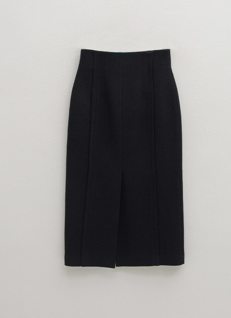 ジェニーセットアップハイウェストスカート/(SK-4766) Jenny Setup Tweed High Waist Skirt