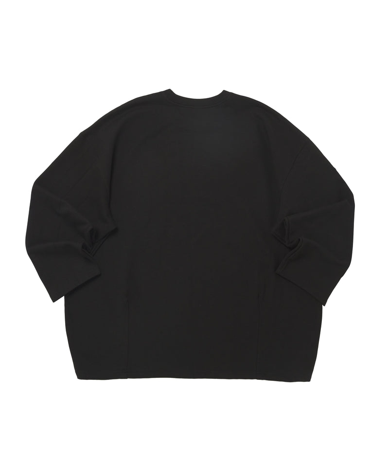 HEAVY-TERRY BALLOON SWEAT BOX TEE (Black) / ヘビーテリーバルーンスウェットボックスTシャツ