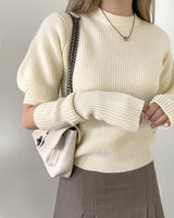 ツキステッチチェーンレザーショルダーバッグ/Tsuki Stitch Chain Leather Shoulder Bag