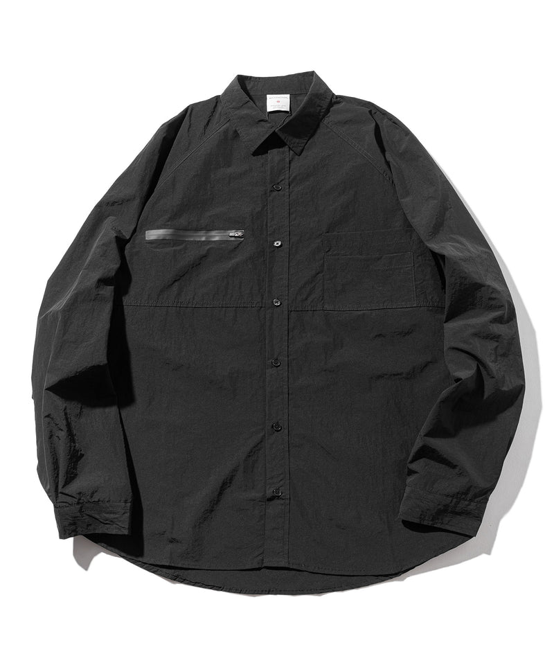 ジッパーポケットオーバーサイズドシャツ / ZIPPER POCKET OVERSIZED SHIRTS (4577961214070)