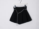 チェーンベルトスカートショーツ / SKI(6434) chain belt skirt shorts