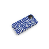 UL:KIN X KWJ Blue Wave Phone Case_Blue/White (6688976306294)