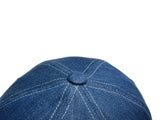 デニムスティッチボールキャップ / Denim stitch ball cap - deep blue