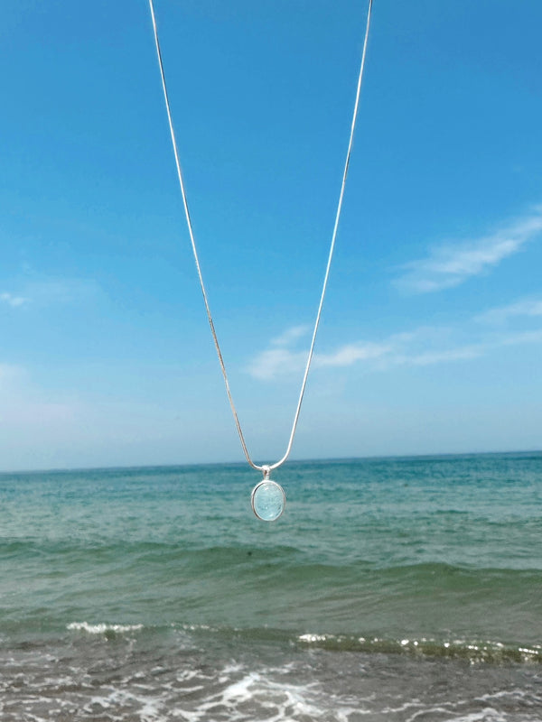 アクアブルーネックレス / Aqua Blue Necklace
