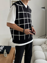 ASCLO Shu Square Check Vest (4color) (6598852706422)