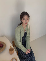 SPRING PUNCHING LOOSE CARDIGAN(BEIGE, MINT, SKYBLUE, BLACK 4COLORS!) (6559345377398)