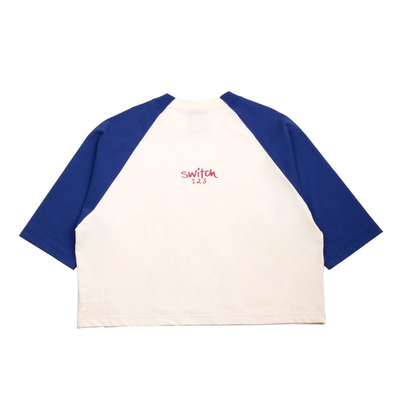 マリンオーバーフィットクロップTシャツ/MARINE OVER FIT CROP T-SHIRT (FOR WOMAN)_SWS4TS53BU