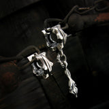 サジタR-1シルバーフープイヤリング / Sagitta-R1 silver hoop earring (4593062543478)