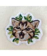 ニューボーンキティパッチニットカーディガン/Newborn Kitten Patch knit cardigan Beige [Unisex]