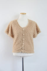SOFT POM KNIT CARDIGAN(IVORY, YELLOW, PINK 3COLORS!) (6556012347510)