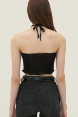 Check patch work top_Black (6568905277558)