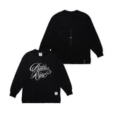 Bypass Oversized Long Sleeves T-Shirts Black / White
