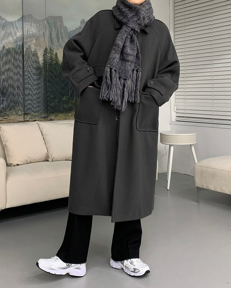 AZバルマンウールコート/AZ Balmain Wool Coat (3 colors)