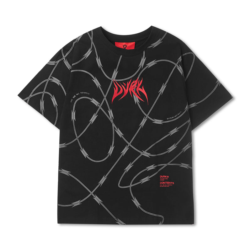 トラップTシャツ / DVRK WIRED TEE BLACK (4602549108854)