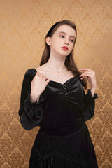 velvet sha blouse black (6651908030582)