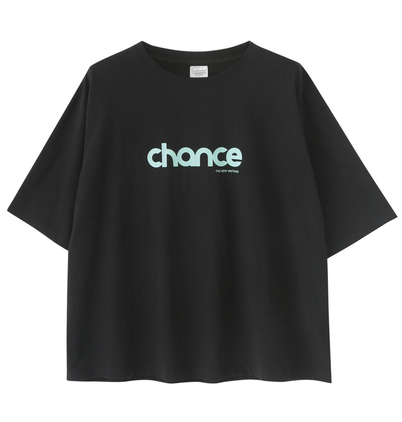 チャンスザニュービンテージTシャツ / CHANCE THE NEW VINTAGE T-SHIRT(BLACK)