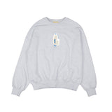 ミルクスウェットシャツ / Milk Sweatshirt [Light Grey]