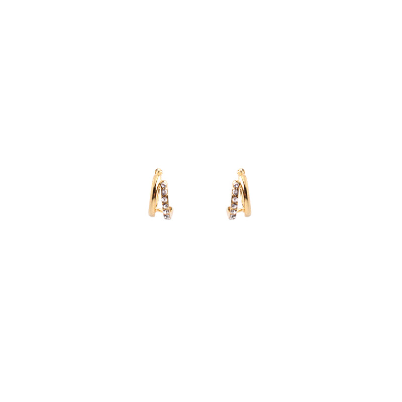 mini cubic hoop earring (6574093107318)