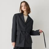 LM TWO-WAY JACKET SET (CHARCOAL) (4649334308982)