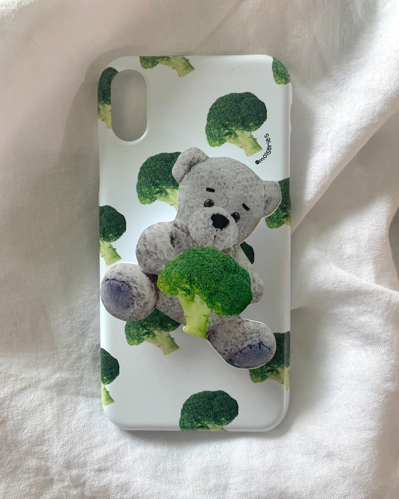 ブロッコリーベアケース (グリップセット) ・broccoli bear case (tok set)