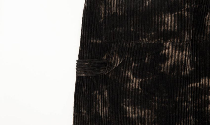 ケミカルウォッシュ風コーデュロイスカート / HIDE Slit Long Skirt (4606125572214)