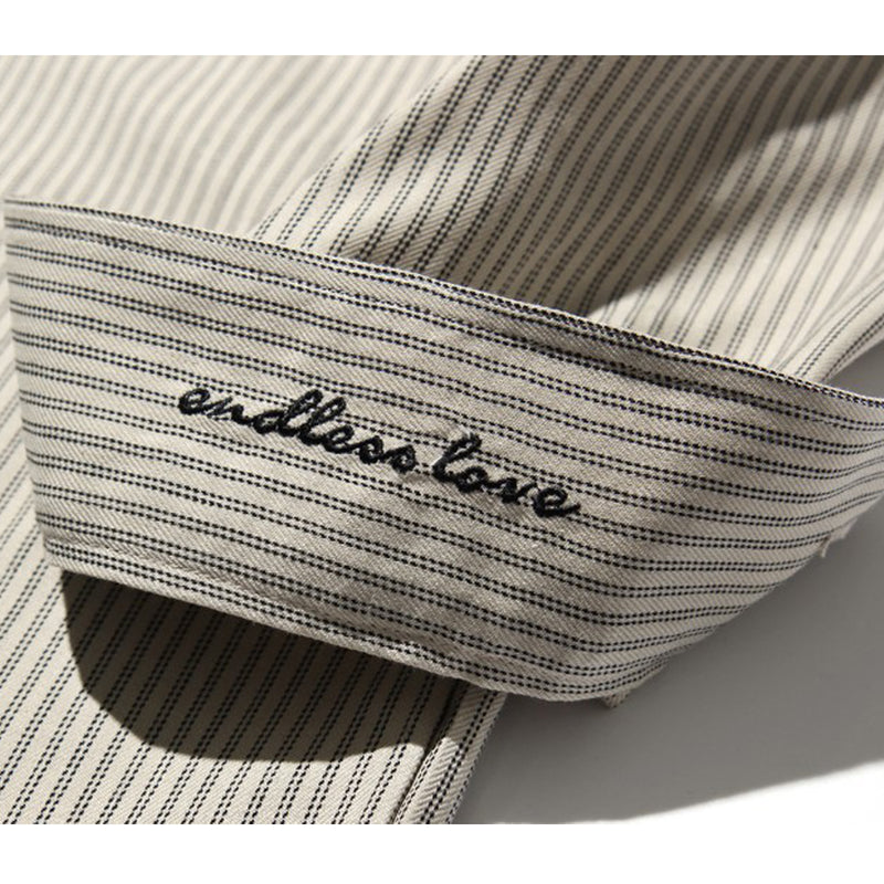 レイラビンテージストライプシャツ / Layla endless love Vintage Black dot Stripe shirt S22 (6550264742006)