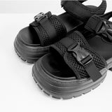 レトバックルストラップサンダル / leto buckle strap sandals