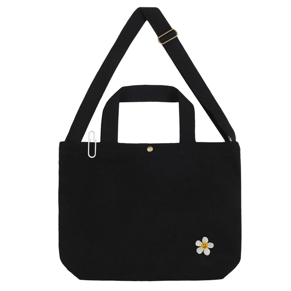 フラワードット刺繍ツーウェイエコバッグ/[UNISEX] Flower Dotted Embroidery Two-Way Eco Bag