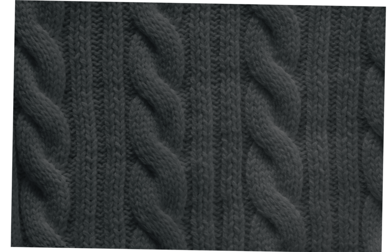 ツイストニットマットAirPodsケース / (14 Charcoal) Twisted Knitted matte AirPods Case
