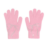 リボングローブ / ribbon short gloves (strawberry pink)
