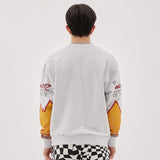 チャレンジレーシングスェットシャツ / Challenge Racing Sweatshirt (Light Gray)