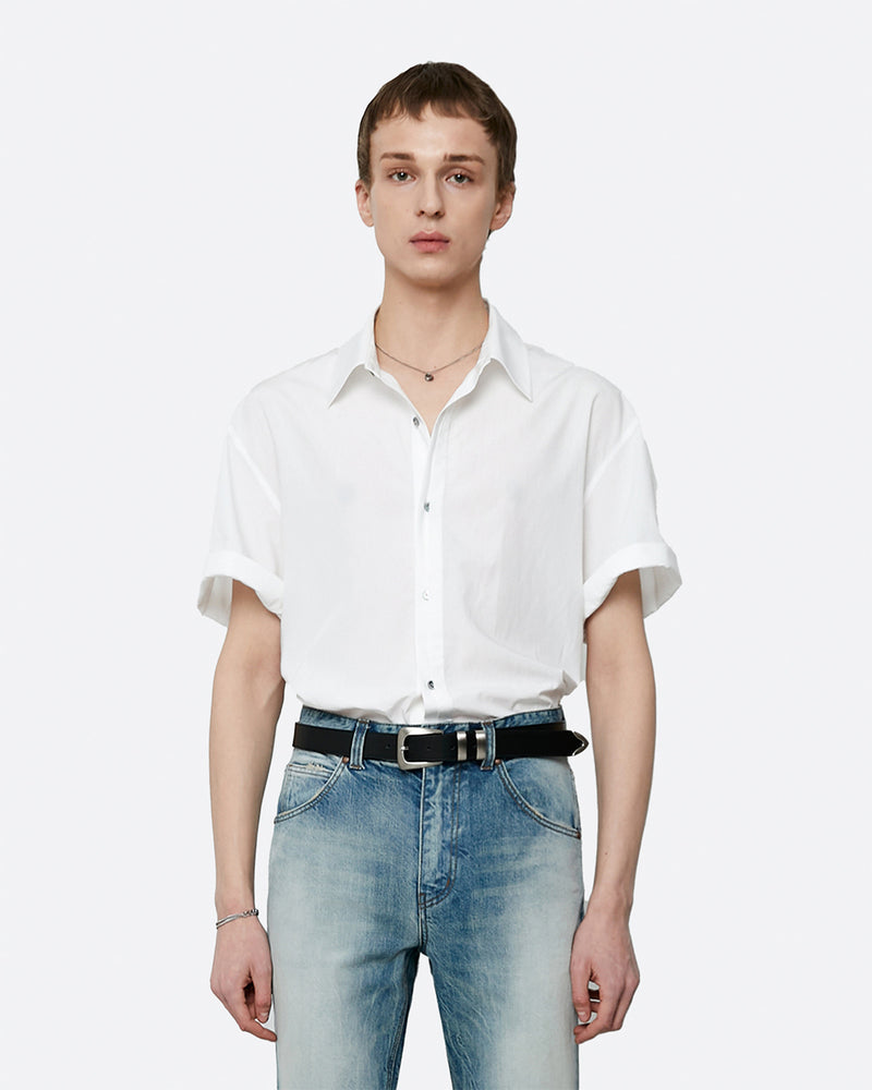 シルキーボーイハーフシャツ / Silky boy half shirt ( 3 COLOR )