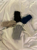 Grid Knit Gloves(5color) (6644021854326)