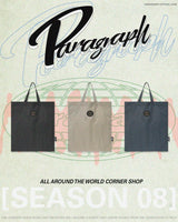 ワールドロゴトートバッグ/【PARAGRAPH パラグラフ】WORLD LOGO TOTE BAG （送料込）- WooStore