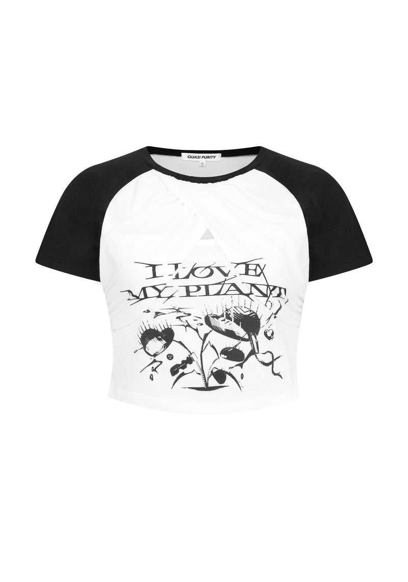 アイラブマイプラントラグランTシャツ / "I LOVE MY PLANT" RAGLAN T-SHIRT