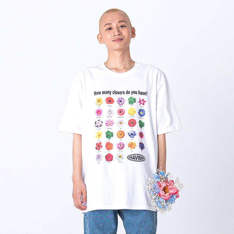 FLOWER ARCHIVE S/S TEE (WHITE) (6563178053750)