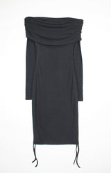 オフショルダーストリングドレス/Off Shoulder String Dress (3color)