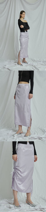 カーゴシャーリングリングスカート / Cargo shirring ling skirt