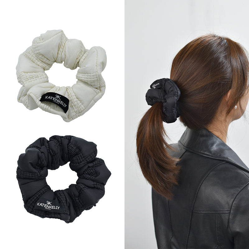 Quilted Puffy Scrunchie 