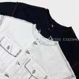 スティッチクロップドジャケット / MG709,710 Stitch Cropped Jacket (2 colors)