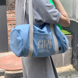 our love duffle bag / blue