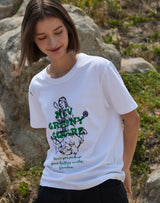 グランマ プリント レギュラー Tシャツ / GRANDMA PRINTED REGULAR FIT T-SHIRT GREEN