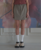 シアストリングナイロンスカート / Sia String Nylon Skirt ( 2 Colors )