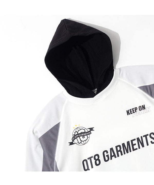 BN 3R Soccer Layered Hoodie Jersey (Ivory)