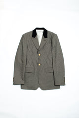 Warm Grey Check Argyle Jacket (6635866292342)